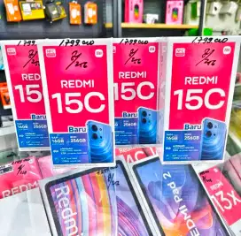 REDMI 15C 8/256 NEW BARU SEGEL PROMO TERMURAH