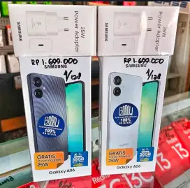 SAMSUNG A06 4/128 NEW BARU SEGEL PROMO TERMURAH