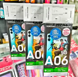 SAMSUNG A06 5G 6/128 NEW BARU SEGEL PROMO TERMURAH