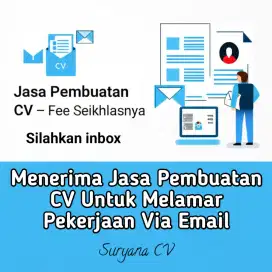 Jasa pembuatan CV via email untuk melamar kerja