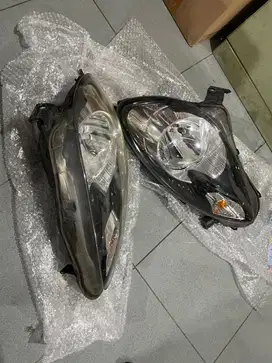 Reflector lampu depan set honda brio 2013-2018 original honda