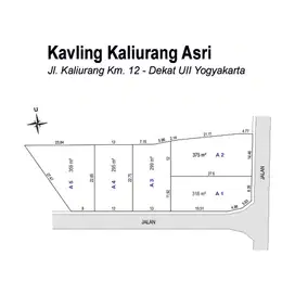Dekat Kampus UII  Kavling Strategis di Kaliurang