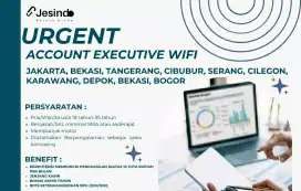 Dibutuhkan Account Executive/Sales Internet Service Provider