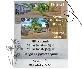 Jual Tanah Kavling Siap Bangun SHM Mijen Dekat BSB City