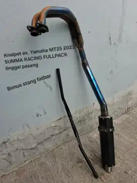 Knalpot Racing Summa ex. MT25 Yamaha
