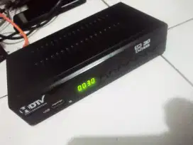 Dijual set top box tv merk HDTV normal siap pakai