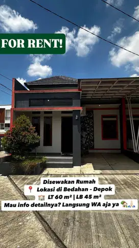 Disewakan Rumah di Bedahan Depok