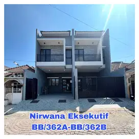 Rumah Baru 2 Unit Jejer Di Nirwana Eksekutif, Surabaya Timur