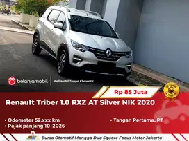 [ GARANSI 1TH ] Renault Triber 1.0 RXZ AT Silver 2020/2021