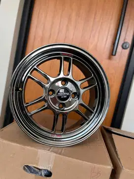 Velg Mobil Ring 15 ENKEI RPF1 SBC BLACK CROME Velg r15 Jazz Brio City