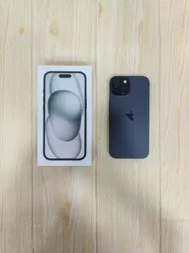 ( Second ) IPhone 15 128GB - Black | IBOX | Masih Garansi