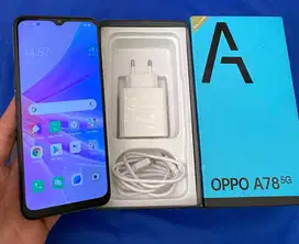 Oppo A78 5G Ram 8+1/128gb Fullset