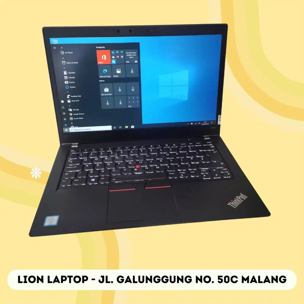 RAM 8GB Core i5 gen 8 Touchscreen Lenovo Thinkpad T480s SLIM [26|08]