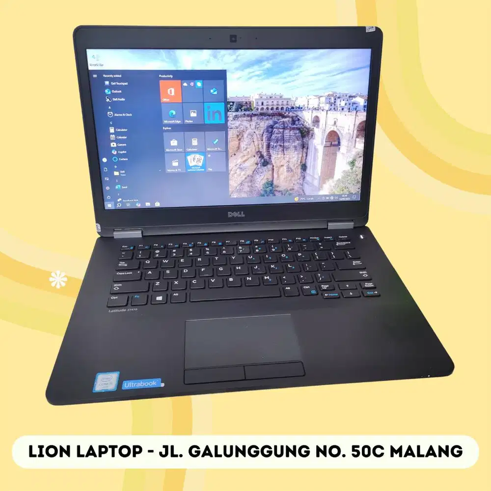 RAM 8GB Core i5 SSD Murah Slim DELL Latitude E7470 [26|08]