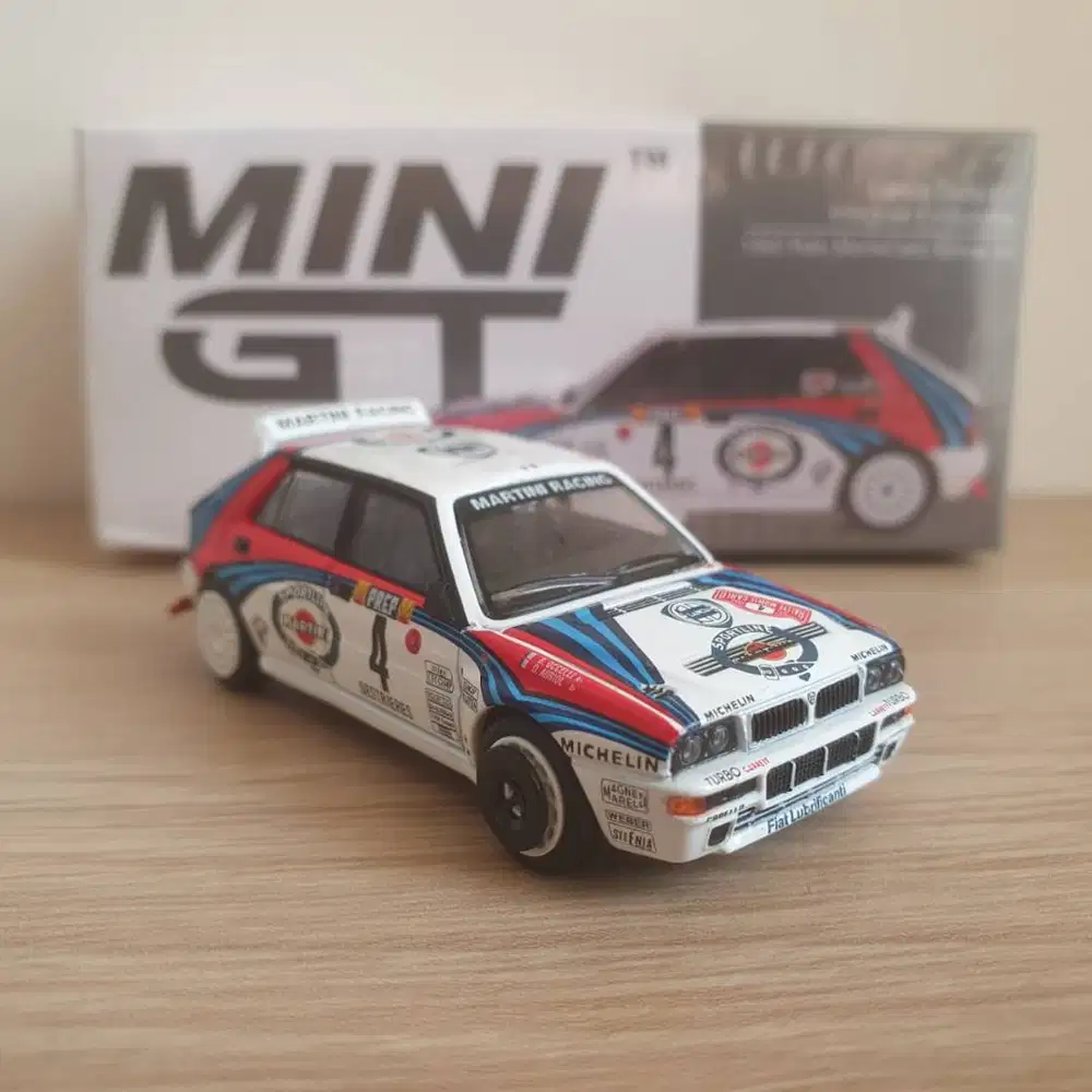 Mini GT 455 Lancia Delta HF Integrale Evoluzione 1/64 (Rally Monte)