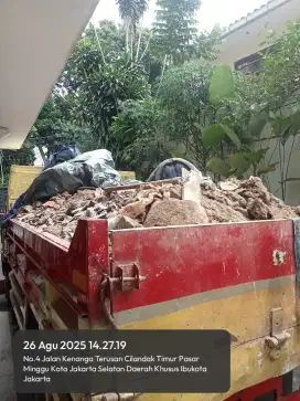 Jasa buang puing dan sampah