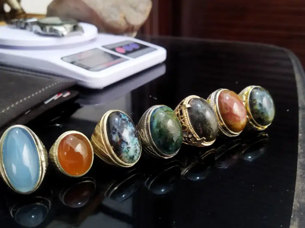 Batu akik cincin borongan 7