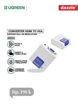 Ugreen converter HDMI to VGA full HD resolution