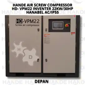 Hande Screw Air Compressor HD-VPM22 Inventer  22KW/30HP IP55 8 Bar
