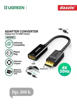 Ugreen adapter converter display port to HDMI female