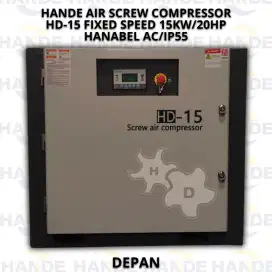 Hande Screw Air Compressor HD-15 Fixed Speed 15KW/20HP IP55 8 Bar