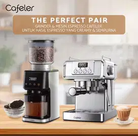 Cafeler Espresso Machine and Grinder - Mesin Kopi