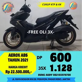 YAMAHA AEROX S ABS TAHUN 2021 GRATIS KIRIM SEJABODETABEK, BERGARANSI