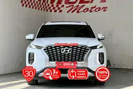 Hyundai Palisade Signature AT 2021 Putih Matic diesel solar DP minim