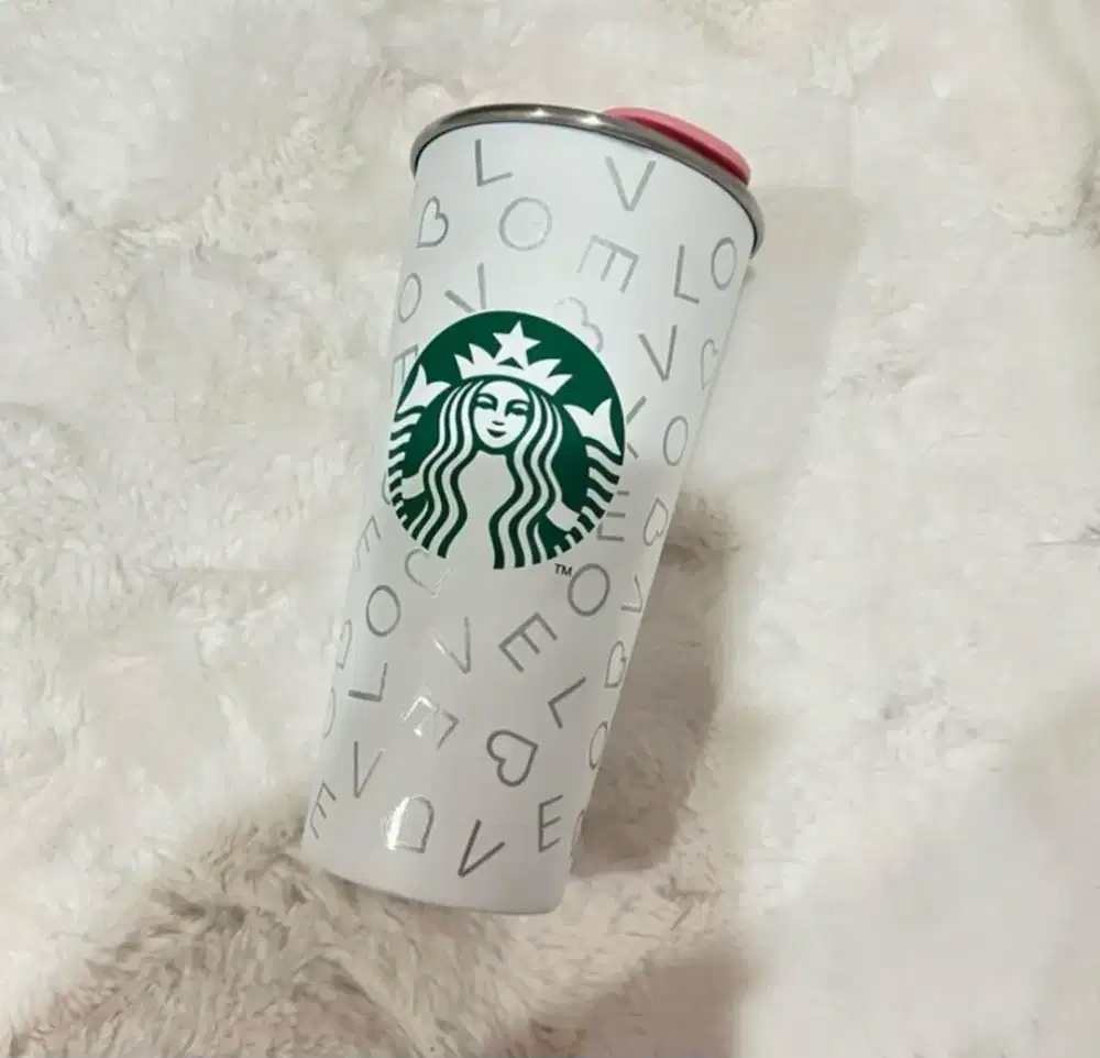 Starbucks Tumbler Special Edition Love and Heart Design