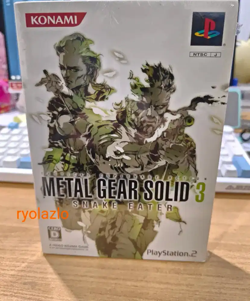 PS2 Playstation 2 Metal Gear 3 SNAKE EATER 20th Anniversary CD