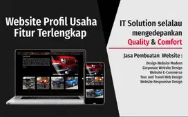 Pembuatan Website Profil Usaha Profesional dan Modern Siap Online