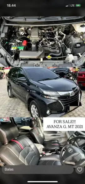 Avanza G manual tahun 2021
