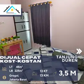 Tanjung Duren Dijual Jakbar ual Rumah Kost Lokasi Strategis Jarang Ada