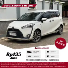 TOYOTA SIENTA V 1.5 MT PUTIH 2017