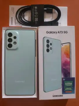 Samsung A73 5G 8/256 seperti baru tanpa cacat tinggal pakai