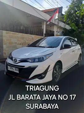 (PAJAK PANJANG LOW KILOMETER) TOYOTA NEW YARIS S TRD AT 2019
