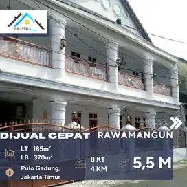 Rawamangun Jaktim Dijual Rumah 2 Lantai Lokasi Strategis Siap Huni