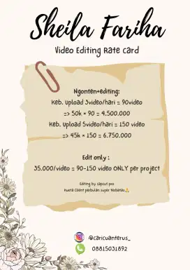 Pembuatan Video promosi produk