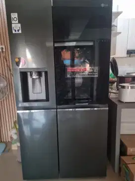 Jual kulkas 2 pintu merk LG tok-tok