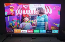 TV LED 32INC COOCAA SMART ANDROID+DIGITAL Ors Bagus Normal&Gmbr Bening