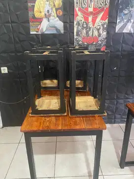 Meja makan set cafe
