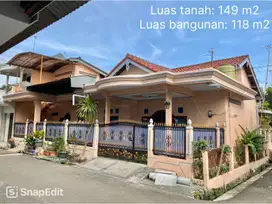 Rumah 2 Lantai Hoek Marunda Baru, SHM, Hadap Selatan, 1M Nego