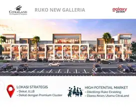 JUAL RUKO NEW GALLERIA CITRALAND UTARA