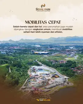 Rumah dengan view 360° city view dan mountain view