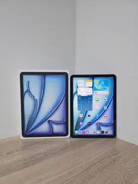 Apple iPad Air 6 M2 11 Inch 2024 128GB 128 GB Wifi Only Blue Fullset