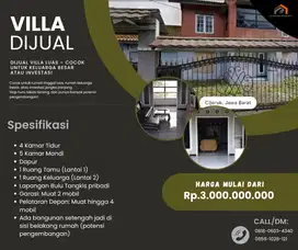 DIJUAL RUMAH LUAS – COCOK UNTUK KELUARGA BESAR ATAU INVESTASI