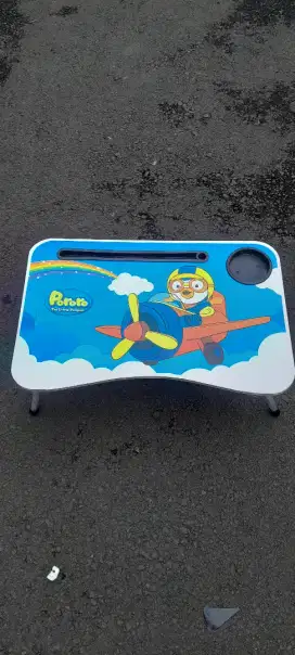 Jual meja lipat warna biru gak bisa jauh-jauh