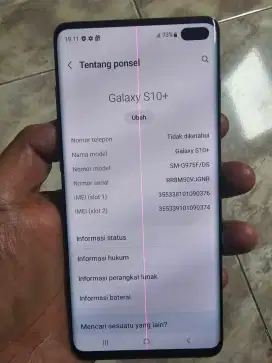 Samsung S10 Plus NFC Sein 8+8/128 Mulus