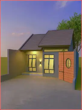 5 Menit Samsat Kulon Progom Rumah Jogja Model Japandi Type 65