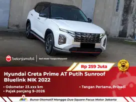 [ WARRANTY ] Hyundai Creta Prime AT Putih Bluelink 2022/2023